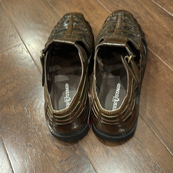 NEW Deer stags brown shoes - size 12 - Picture 6 of 8
